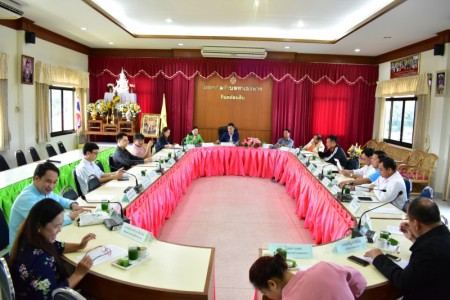 การประชุมองค์กรปกครองส่วนท้องถิ่นอำเภอสันทราย วันพฤหัสบดีที่ ๑๙ กันยายน ๒๕๖๒ เวลา ๐๙.๓๐ น. ณ ห้องประชุมสำนักงานเทศบาลตำบลหนองหาร อำเภอสันทราย จังหวัดเชียงใหม่