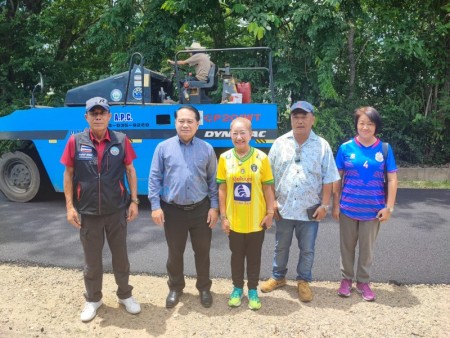 เทศบาลตำบลหนองหาร ขอขอบคุณ นายกองค์การบริหารส่วนจังหวัดเชียงใหม่ นายพิชัย เลิศพงศ์อดิสร ผ่าน สมาชิกสภาองค์การบริหารส่วนจังหวัดเชียงใหม่ นายศรัณย์ ใจคำ ที่ได้ดำเนินการก่อสร้างถนนแอสฟัลท์คอนกรีต