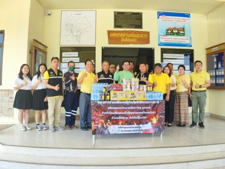 เทศบาลตำบลหนองหารขอขอบคุณ สันนิบาตเทศบาลจังหวัดเชียงใหม่ที่ได้สนับสนุนงบประมาณจัดหาวัสดุ อุปกรณ์ สำหรับป้องกันและแก้ไขปัญหาหมอกควันและไฟป่าของเทศบาลตำบลหนองหาร