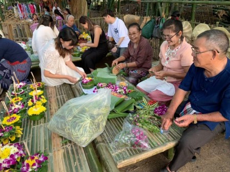 กิจกรรมงานวันลอยกระทง ร่วมกับธุดงคสถานล้านนา