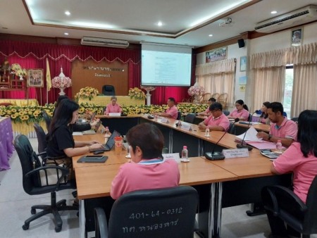 ประชุมคณะทำงานเพื่อทวนสอบข้อมูลการปล่อยก๊าซเรือนกระจกขององค์กร (คาร์บอนฟุตพริ้นท์)